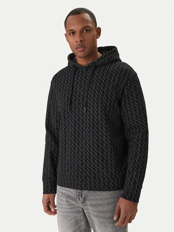 Armani Exchange Armani Exchange Majica dugih rukava XM001225 AF11847 FC026 Crna Regular Fit