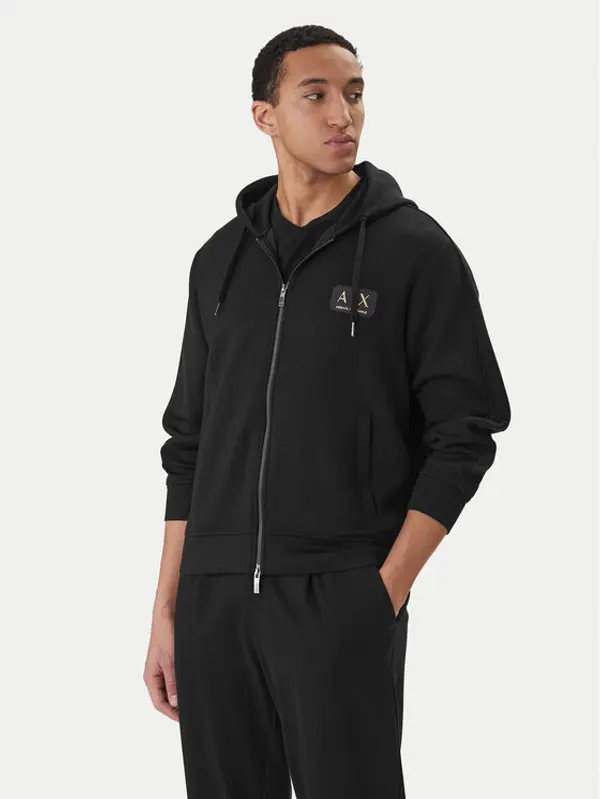 Armani Exchange Armani Exchange Majica dugih rukava XM001770 AF19936 UC001 Crna Regular Fit