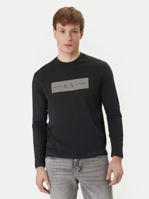 Armani Exchange Armani Exchange Majica dugih rukava XM002820 AF10356 UB101 Tamnoplava Regular Fit