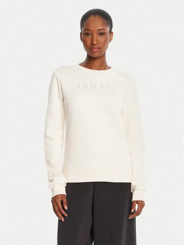 Armani Exchange Armani Exchange Majica dugih rukava XW000985 AF14284 U1003 Écru Regular Fit