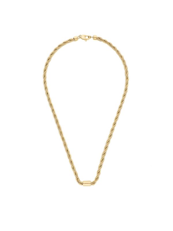 Armani Exchange Armani Exchange Ogrlica Icon Chains AXG0126710 Zlatna