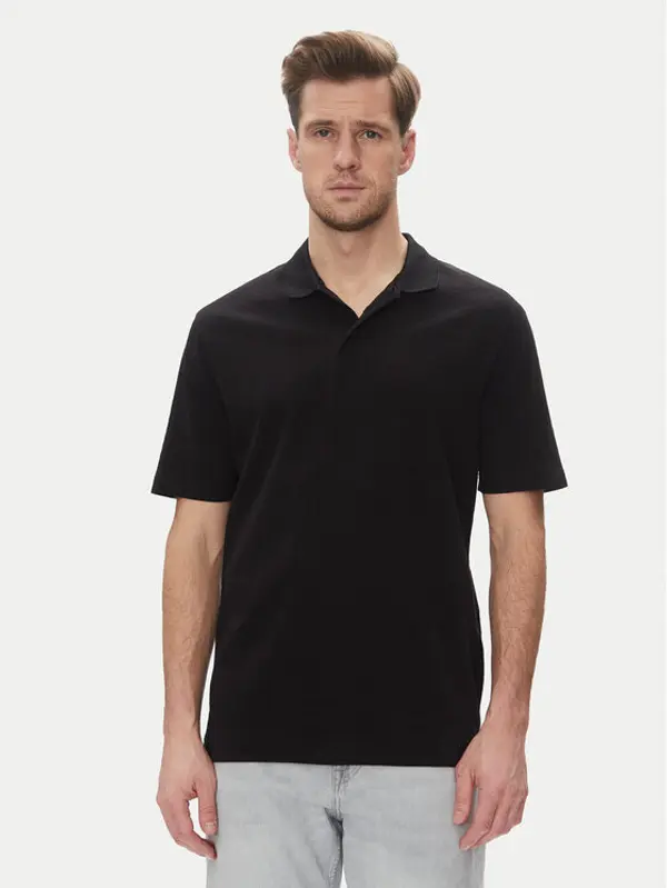 Armani Exchange Armani Exchange Polo XM000729 AF13025 UC001 Crna Regular Fit