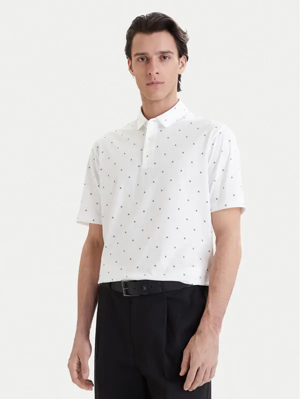 Armani Exchange Armani Exchange Polo XM000735 AF10356 F0198 Bijela Regular Fit