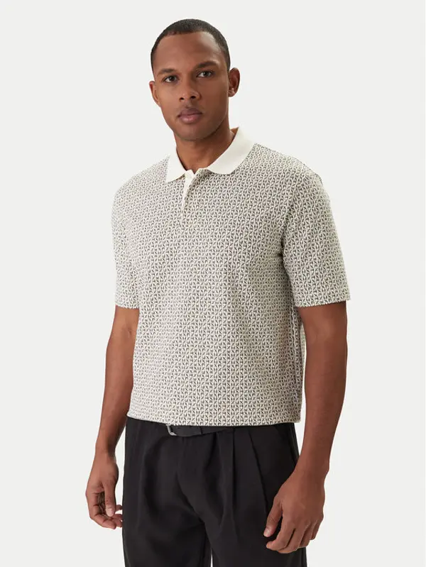 Armani Exchange Armani Exchange Polo XM000736 AF10819 F1165 Écru Regular Fit