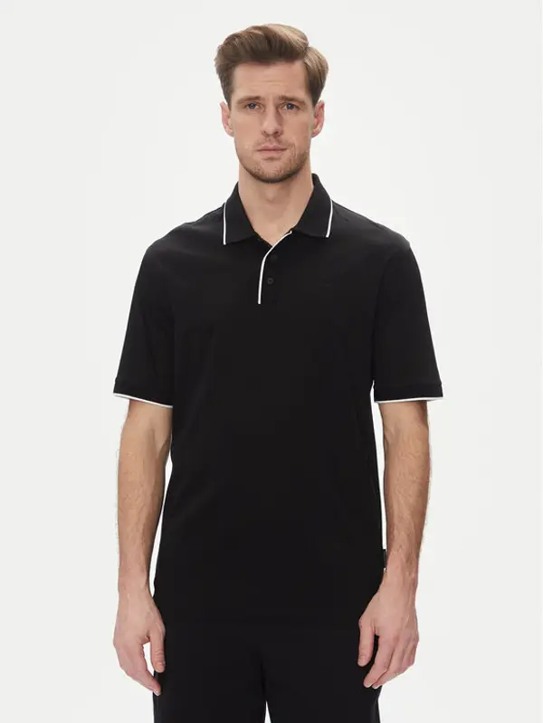 Armani Exchange Armani Exchange Polo XM000739 AF10364 UC001 Crna Regular Fit