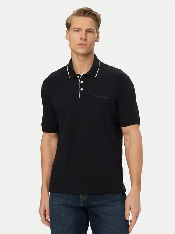 Armani Exchange Armani Exchange Polo XM001557 AF10363 UB101 Tamnoplava Regular Fit