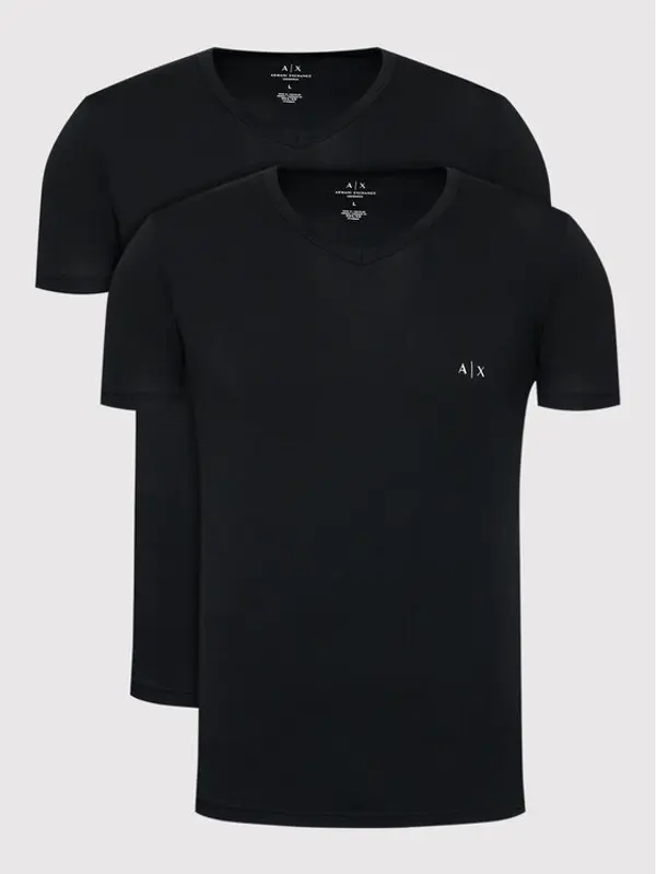 Armani Exchange Armani Exchange Set t-shirt majica﻿ 956004 CC282 07320 Crna Regular Fit