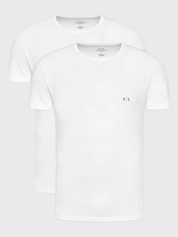 Armani Exchange Armani Exchange Set t-shirt majica﻿ 956005 CC282 04710 Bijela Slim Fit