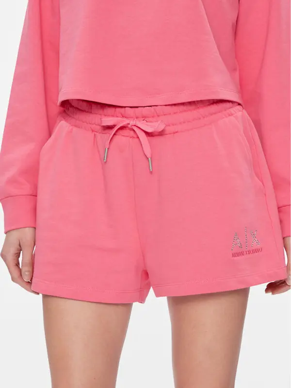 Armani Exchange Armani Exchange Sportske kratke hlače 3DYS89 YJFHZ 14BH Ružičasta Regular Fit