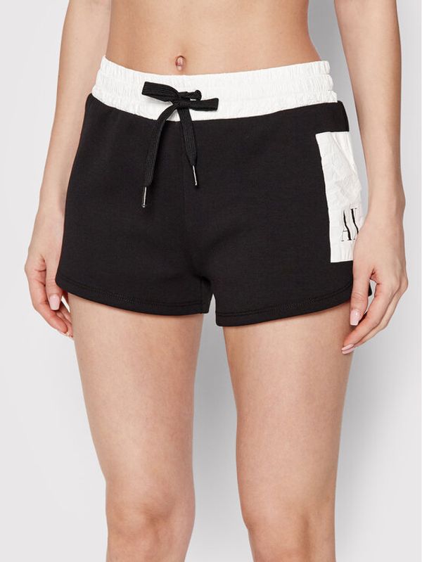Armani Exchange Armani Exchange Sportske kratke hlače 3LYS90 YJU1Z 1200 Crna Regular Fit