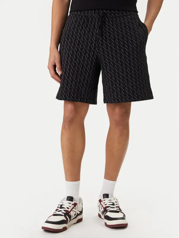 Armani Exchange Armani Exchange Sportske kratke hlače XM001227 AF11847 FC026 Crna Regular Fit