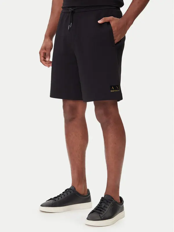 Armani Exchange Armani Exchange Sportske kratke hlače XM001887 AF10818 MC004 Crna Regular Fit