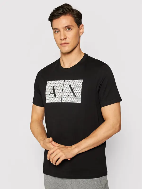 Armani Exchange Armani Exchange T-shirt 8NZTCK Z8H4Z 1200 Crna Slim Fit