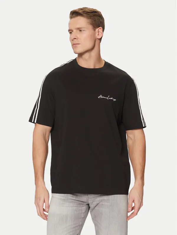 Armani Exchange Armani Exchange T-shirt 8NZTSG ZJ9AZ 1200 Crna Regular Fit