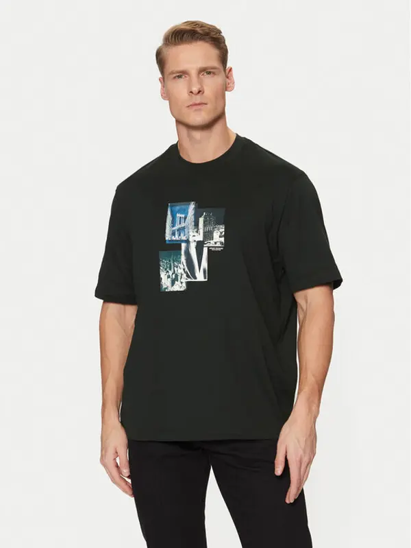 Armani Exchange Armani Exchange T-shirt XM000269 AF12112 UB001 Crna Regular Fit