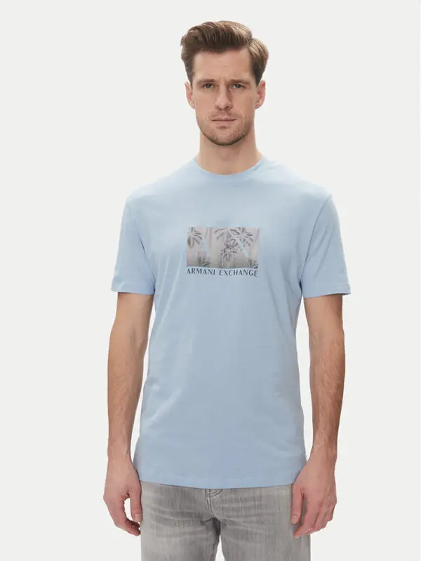 Armani Exchange Armani Exchange T-shirt XM000555 AF10358 U9360 Svijetloplava Regular Fit