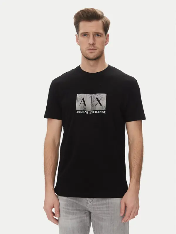 Armani Exchange Armani Exchange T-shirt XM000555 AF10358 UC001 Crna Regular Fit