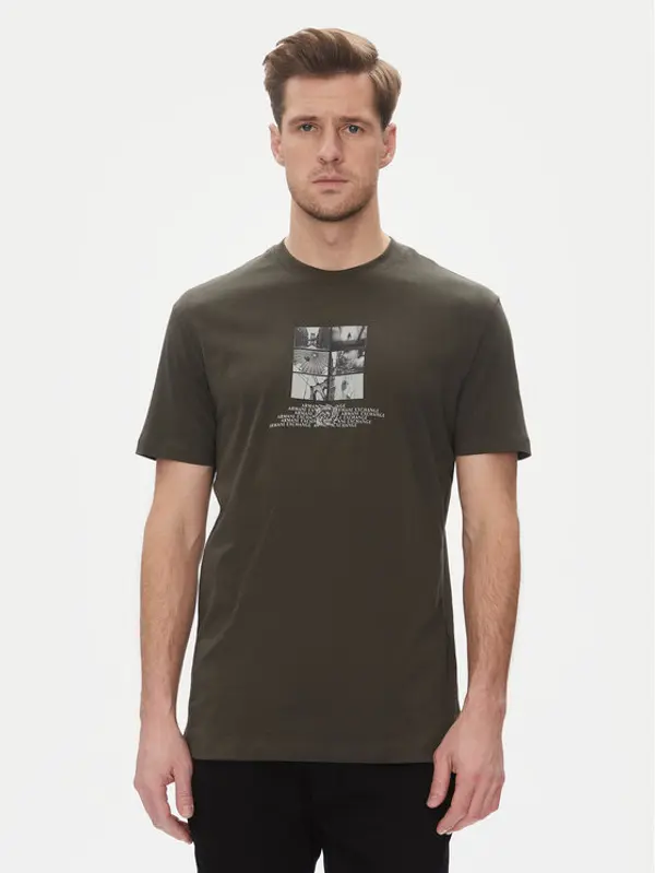 Armani Exchange Armani Exchange T-shirt XM000565 AF10356 U8120 Crna Regular Fit