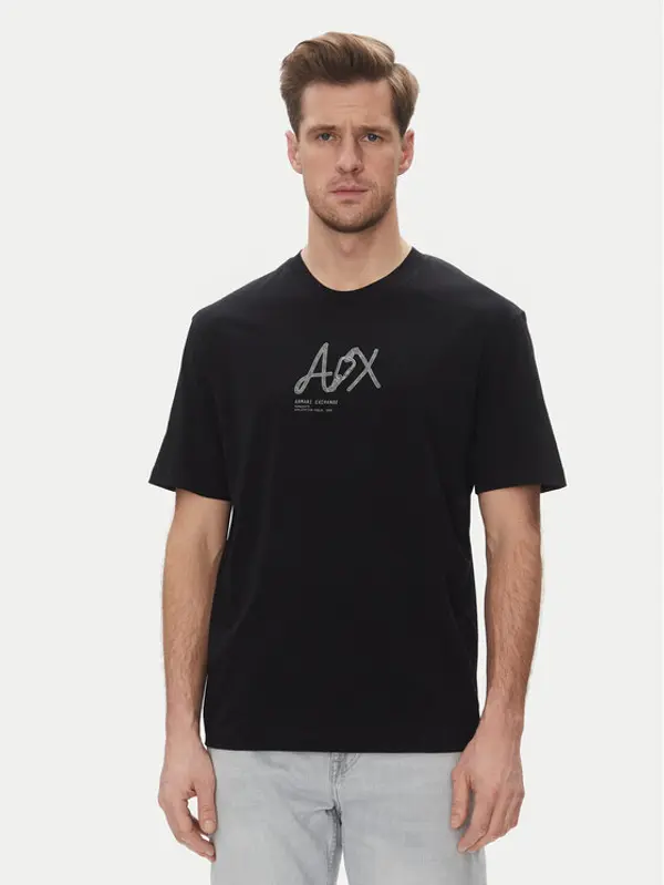 Armani Exchange Armani Exchange T-shirt XM000566 AF10334 UC001 Crna Regular Fit