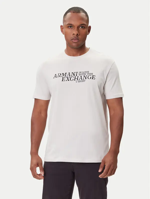 Armani Exchange Armani Exchange T-shirt XM001413 AF16432 M1164 Écru Regular Fit
