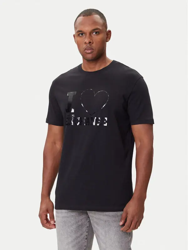 Armani Exchange Armani Exchange T-shirt XM001413 AF16432 MC314 Crna Regular Fit
