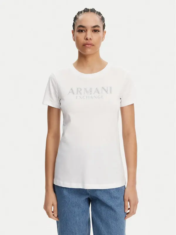 Armani Exchange Armani Exchange T-shirt XW000387 AF10354 U0002 Bijela Regular Fit