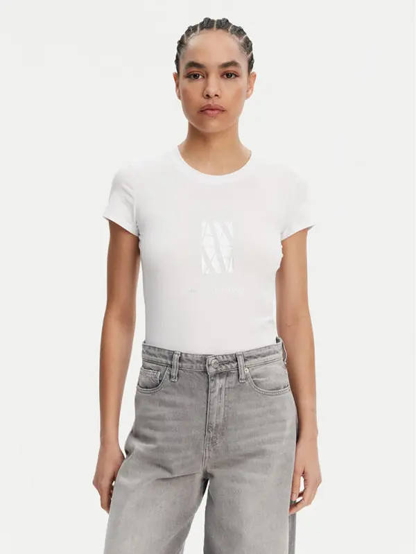 Armani Exchange Armani Exchange T-shirt XW000511 AF11929 U0002 Bijela Slim Fit