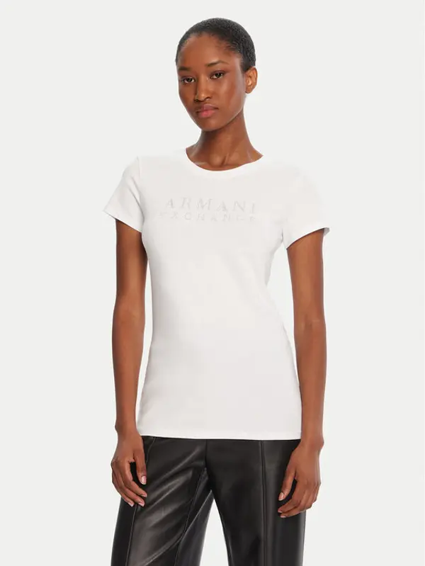 Armani Exchange Armani Exchange T-shirt XW001349 AF17173 U0002 Bijela Regular Fit