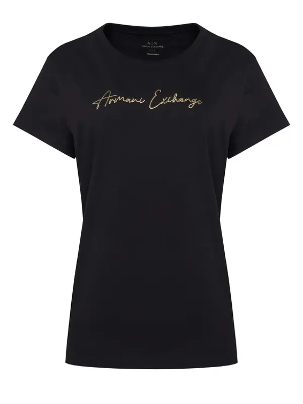 Armani Exchange Armani Exchange T-shirt XW001457 AF10356 MC021 Crna Regular Fit