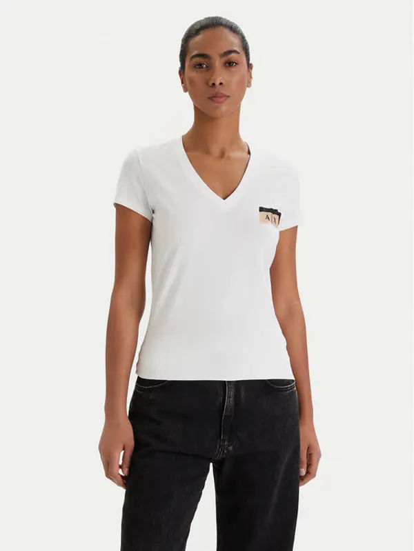 Armani Exchange Armani Exchange T-shirt XW001803 AF16294 U0002 Bijela Regular Fit
