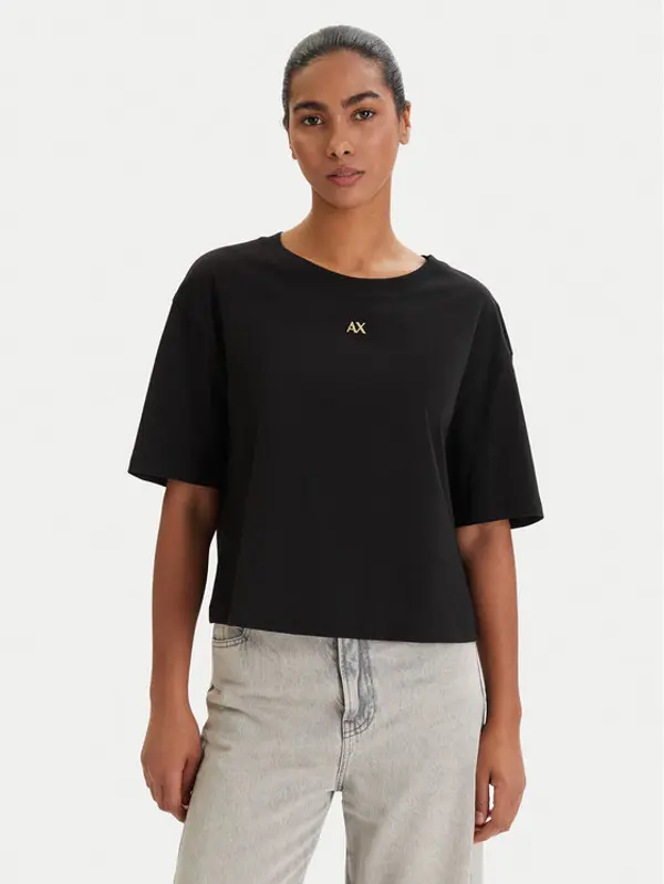 Armani Exchange Armani Exchange T-shirt XW001836 AF10356 UC001 Crna Regular Fit