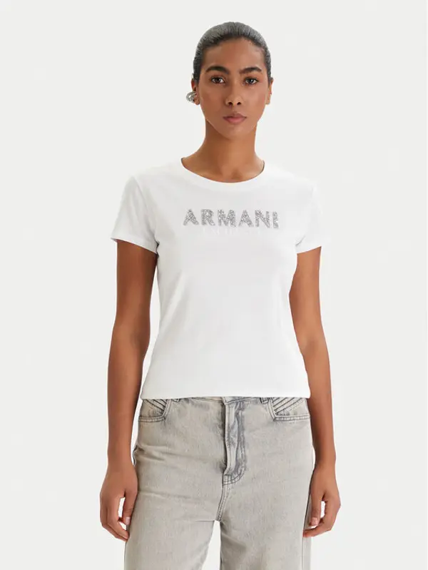 Armani Exchange Armani Exchange T-shirt XW002106 AF10356 U0002 Bijela Slim Fit