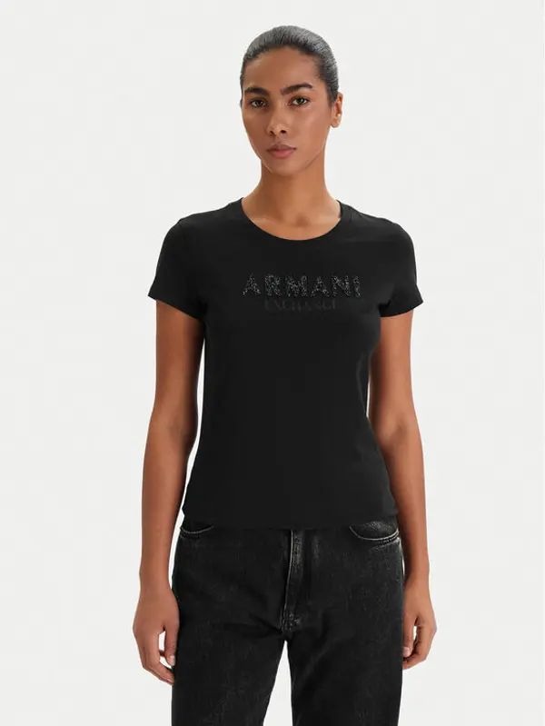 Armani Exchange Armani Exchange T-shirt XW002106 AF10356 UC001 Crna Slim Fit