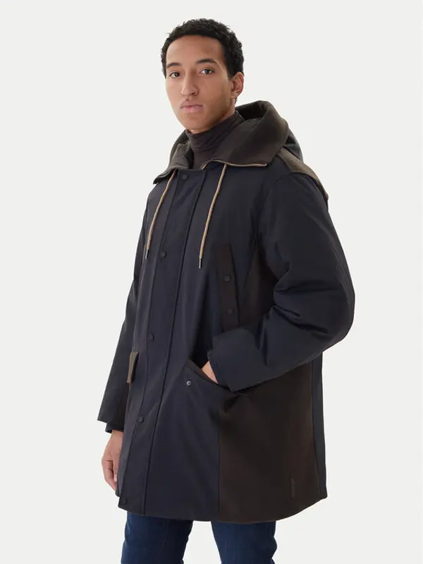Armani Exchange Armani Exchange Zimska jakna XM001135 AF16652 MB044 Smeđa Oversize