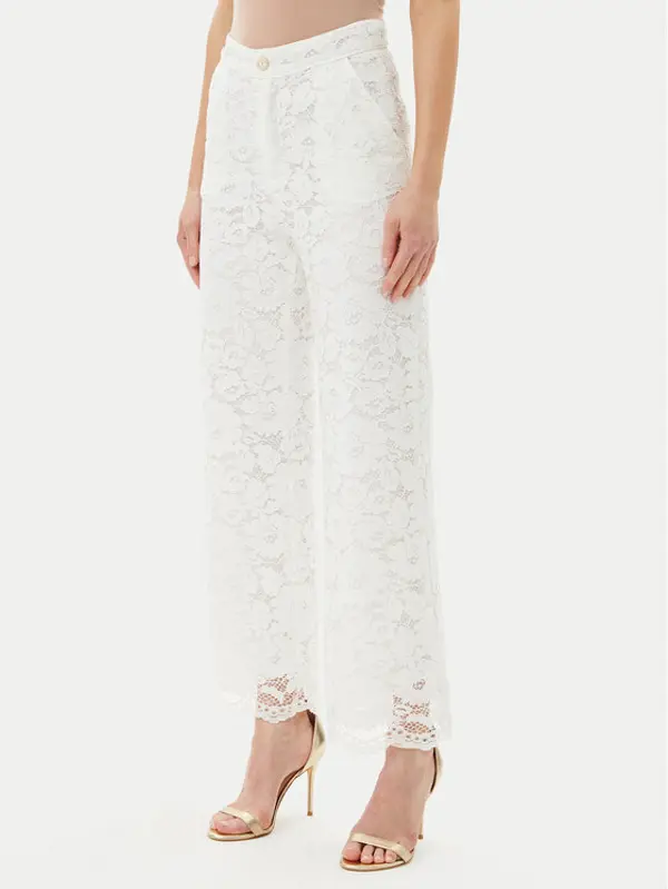 Artigli Artigli Hlače ACPA000739 Bijela Regular Fit