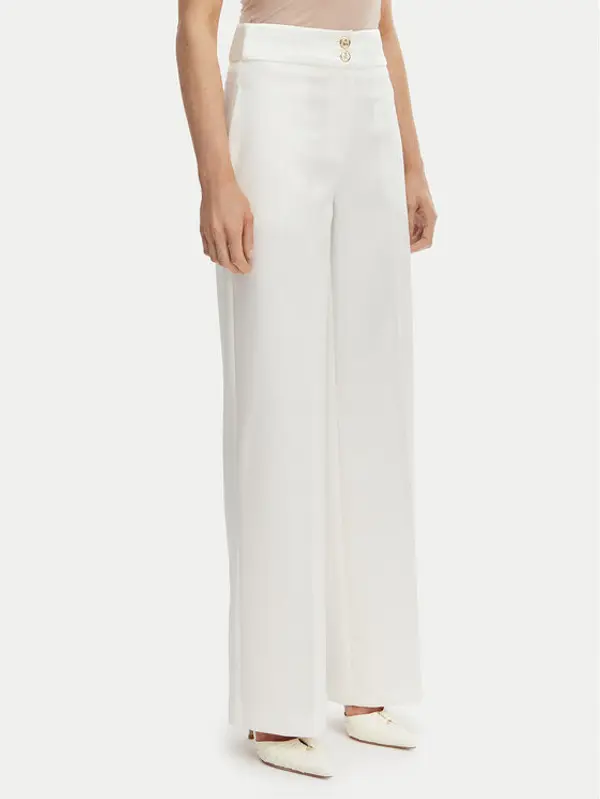 Artigli Artigli Hlače ACPA004371 Écru Regular Fit