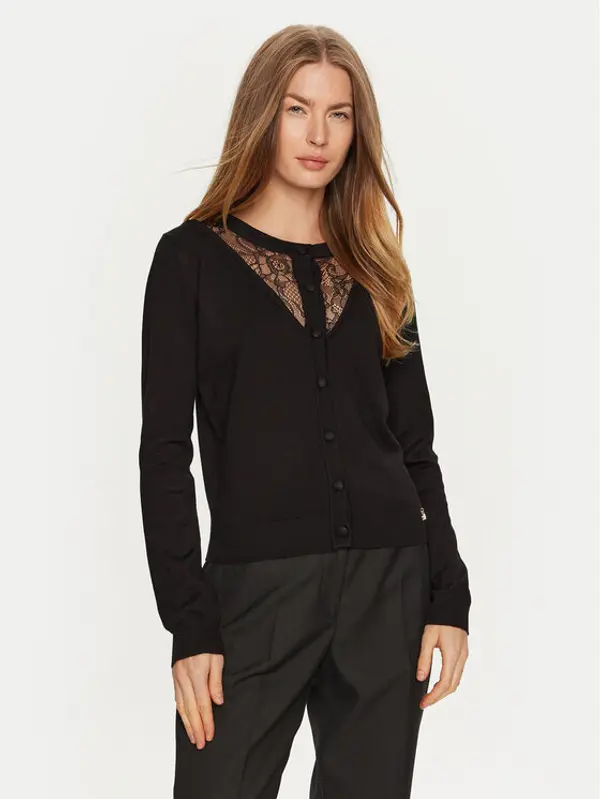 Artigli Artigli Kardigan ACMA000068 Crna Regular Fit