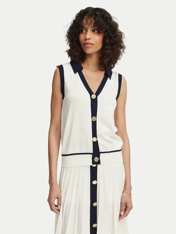Artigli Artigli Kardigan ACMA004458 Bijela Regular Fit
