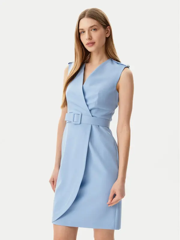 Artigli Artigli Koktel haljina ACAB000846 Svijetloplava Slim Fit