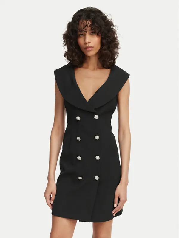 Artigli Artigli Koktel haljina ACAB004864 Crna Regular Fit