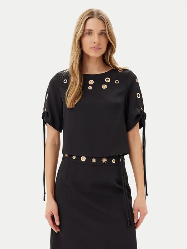 Artigli Artigli Majica ACBL000743 Crna Regular Fit