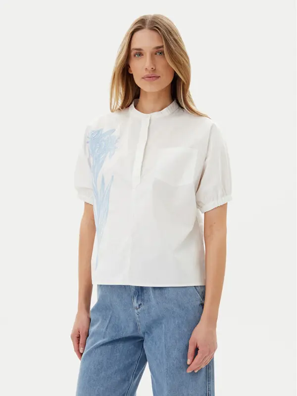 Artigli Artigli Majica ACBL002227 Bijela Regular Fit