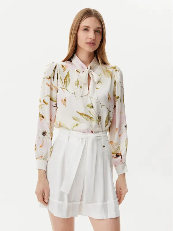 Artigli Artigli Majica ACBL002450 Écru Regular Fit
