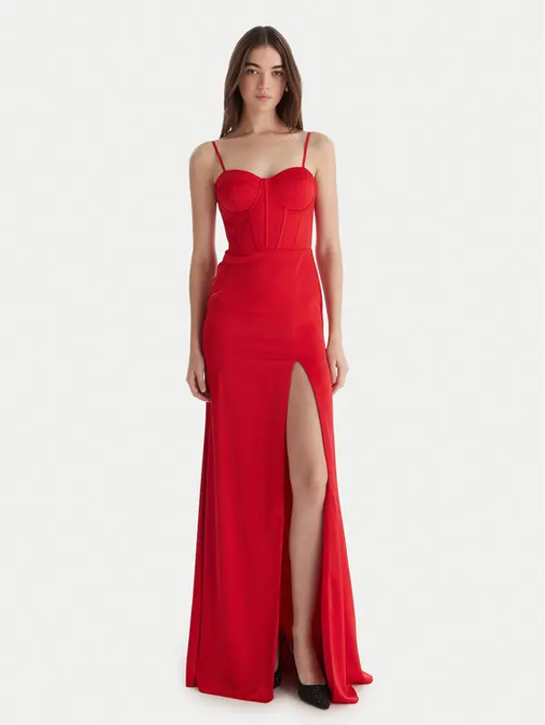 Artigli Artigli Večernja haljina ACAB003486 Crvena Regular Fit