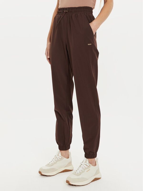 Athlecia Athlecia Donji dio trenerke Hero W Track EA233336 Smeđa Regular Fit