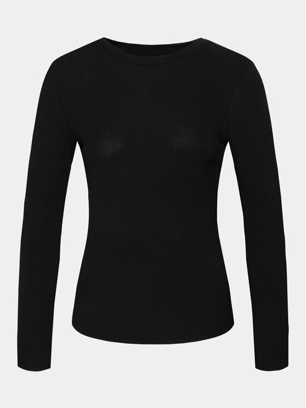 Athlecia Athlecia Majica Lankae W L/S Tee EA231522 Crna Regular Fit