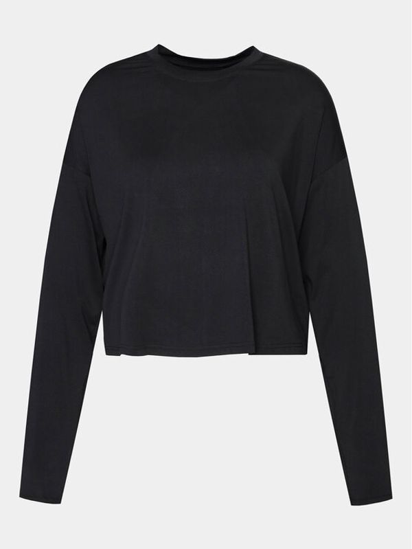 Athlecia Athlecia Majica Offner W L/S Tee EA233340 Crna Regular Fit