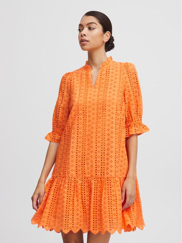 b.young b.young Haljina za svaki dan 20809987 Narančasta Regular Fit