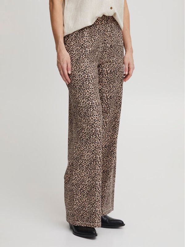 b.young b.young Hlače 20813280 Smeđa Regular Fit