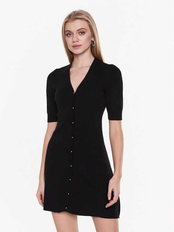 Ba&sh Ba&sh Džemper haljina Kao 1E23KAO Crna Slim Fit